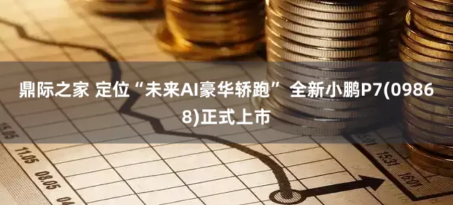 鼎际之家 定位“未来AI豪华轿跑” 全新小鹏P7(09868)正式上市