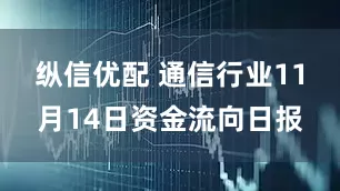 纵信优配 通信行业11月14日资金流向日报